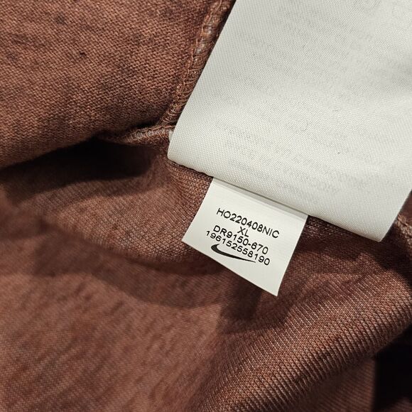 Nike Tech Fleece Full Zip Hoodie Redstone Red Black DR9150-670 Mens Size XL - Picture 4 of 5